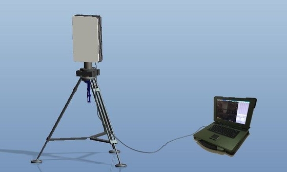 X Band Ground Surveillance Radar System Low Altitude Radar With External Interfaces Rj45