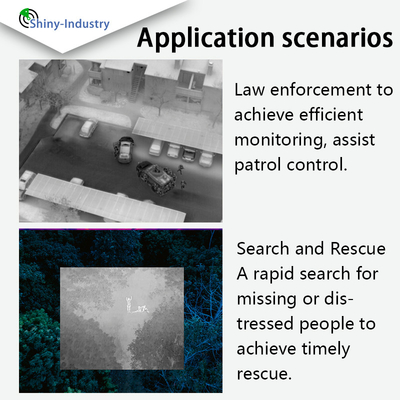 Ethernet Communication Protocol Camera Equipped UAV Drone 5 km detection IP66 Rating