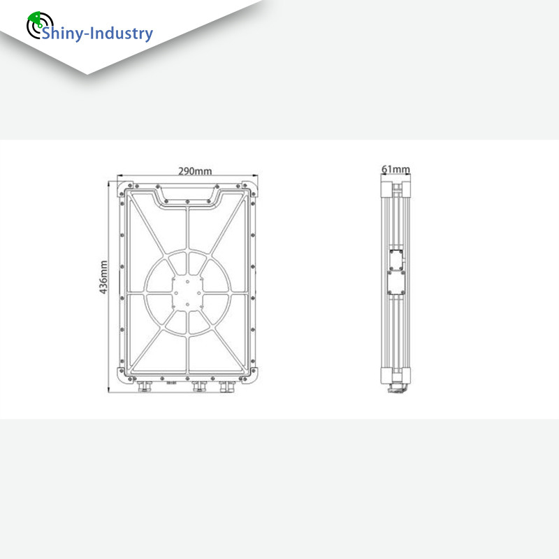 1-10 KM Drone Detection Radar with IP66 Weather Protection and AC/DC Power for Enhanced Surveillance