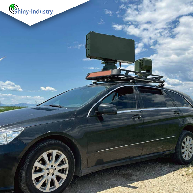 Rj45 External Interfaces Sensor Pulse Doppler Radar Detector For Ground Steel Bracket Or Tripod