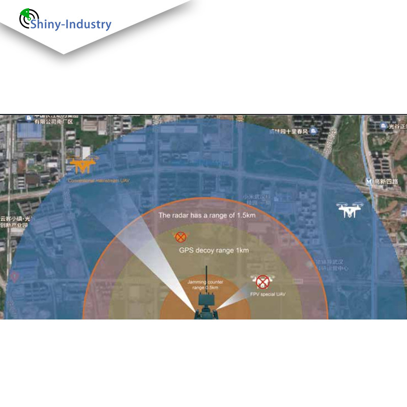 X Band Drone Detection Radar Border Surveillance IP66 Protection High Real Time