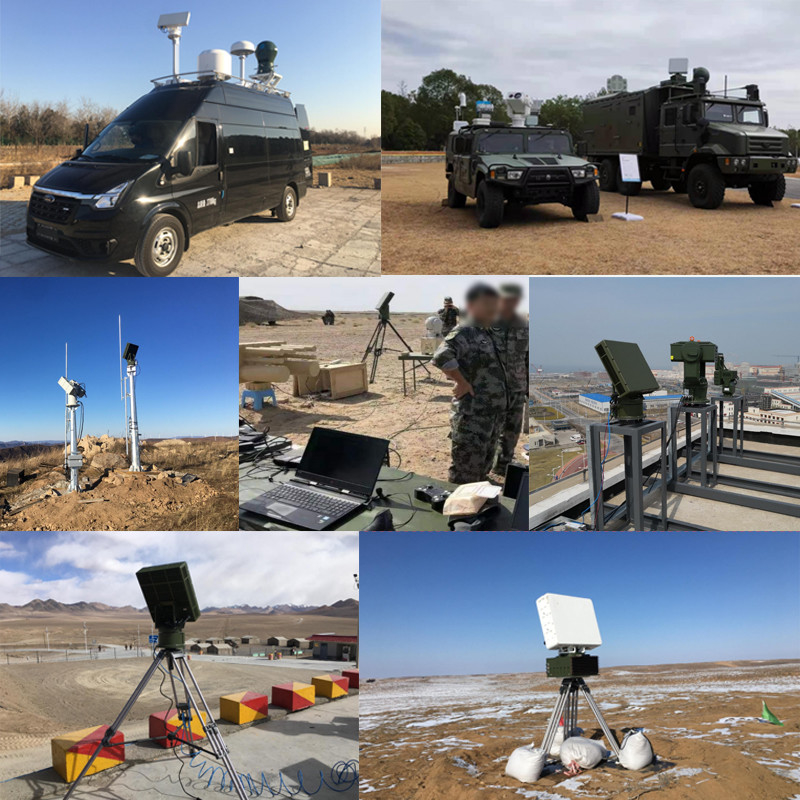 360 Degrees Coverage Solid State Doppler Radar System With Parabolic Antenna Type