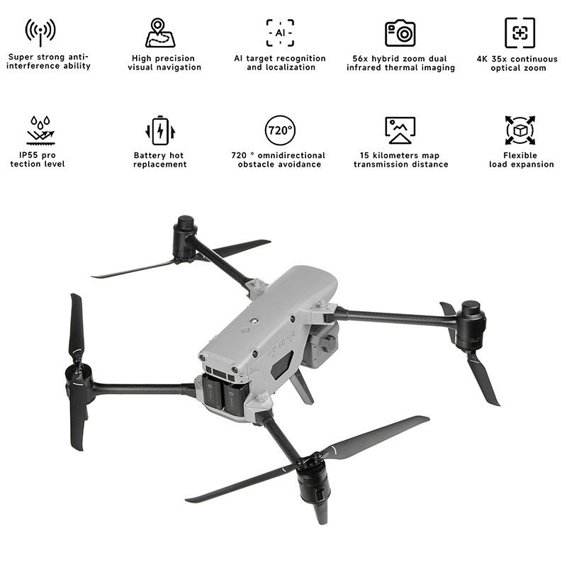 24-GHz-Frequenz-UAV-Drohne-Puls-Doppler-Detektionsmodus -40–60 °C Betriebstemperatur für Leistung